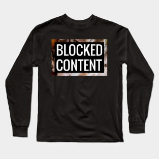 Blocked Content Long Sleeve T-Shirt